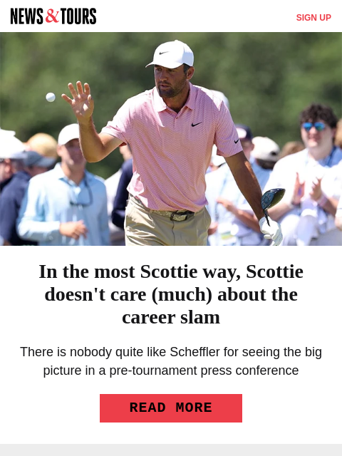 golfdigest newsletter: A vibes-only guide to the U.S. Open