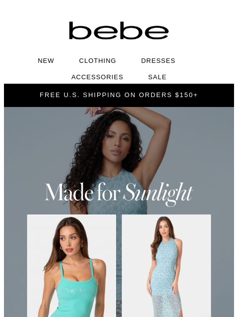 bebe newsletter: Hot weather, hotter colors