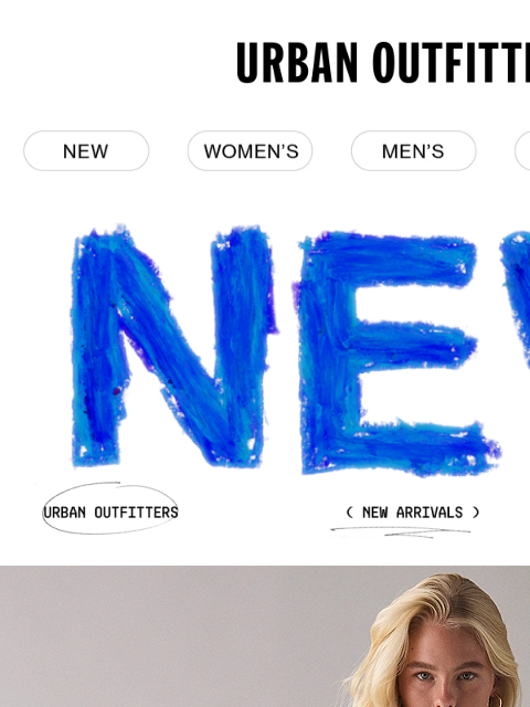 urbanoutfitters newsletter: all new and just for you