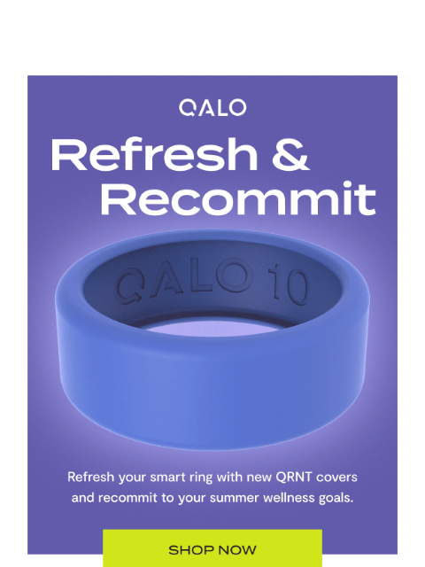 qalo newsletter: QRNT Covers in new colors