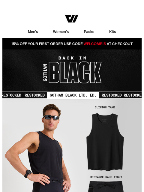 wolaco newsletter: JUST RESTOCKED | LIMITED EDITION GOTHAM BLACK