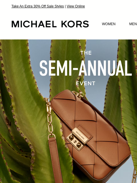 michaelkorsmail newsletter: It’s On! Shop The Semi-Annual Event