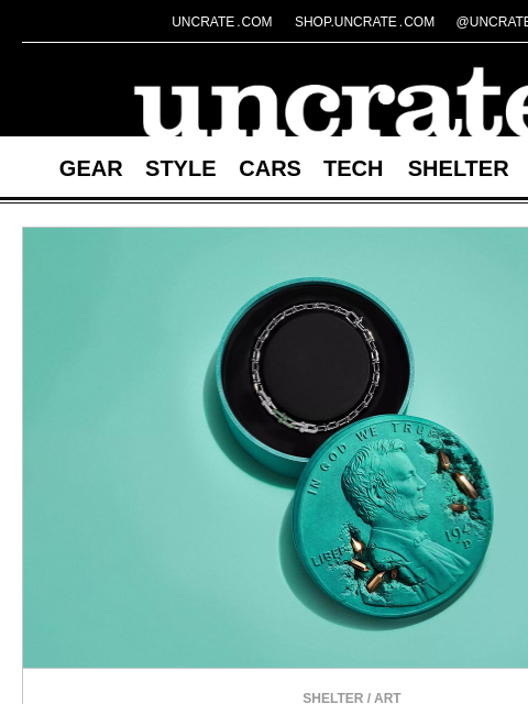 uncrate newsletter: Tiffany & Co. x Arsham Studio Eroded Penny Vessel ...