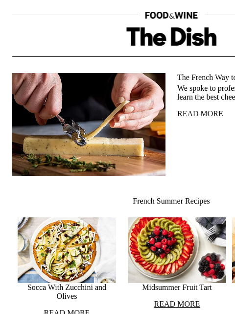 foodandwine newsletter: The French Way to Store Cheese