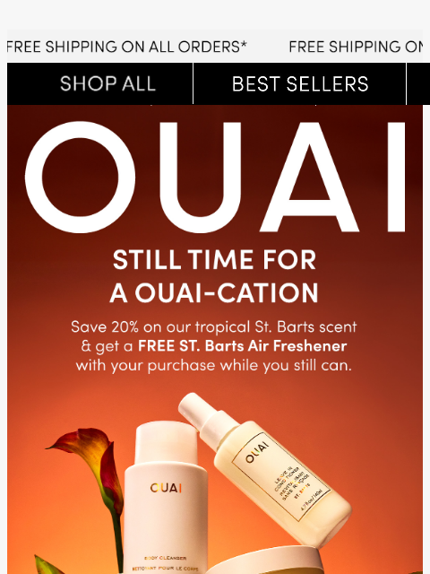 theouai newsletter: Don’t forget—St. Barts scent is 20% off