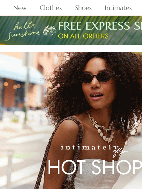 freepeople newsletter: Hot temps, even hotter tops 🔥