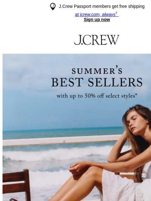 jcrew newsletter: The styles everyone’s buying (and up to 50% off)
