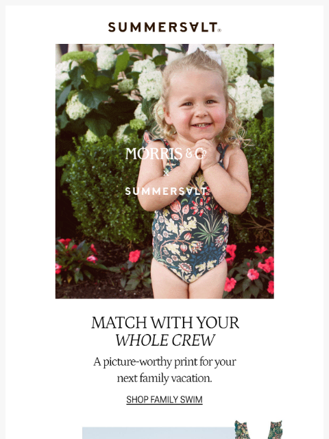 summersalt newsletter: NEW suits for you & him & them