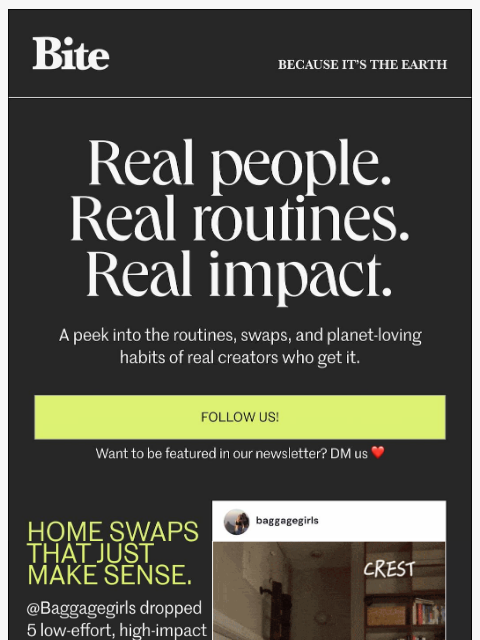 bitetoothpastebits newsletter: FEATURING YOU