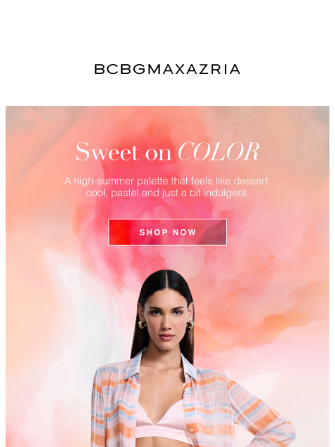 bcbg newsletter: Sherbert Skies