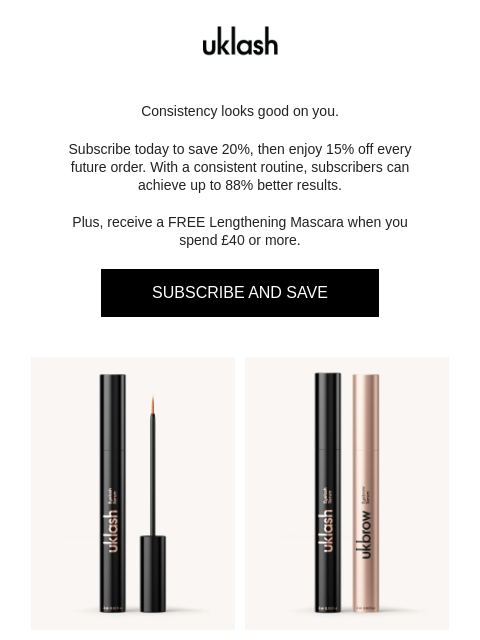 uklash newsletter: Unlock 20% Off Your Growth Plan! 🔓