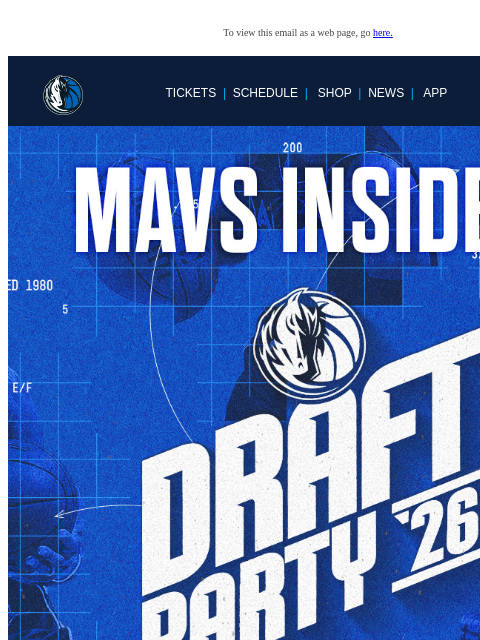 mavsmail newsletter: Mavs Insider Newsletter