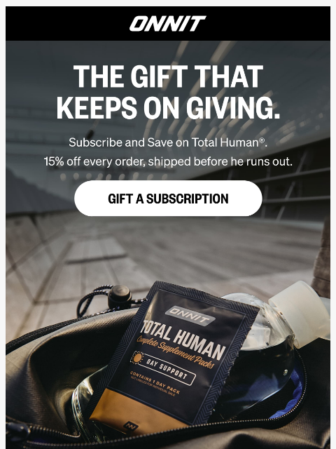 onnit newsletter: He Keeps His Routine Consistent