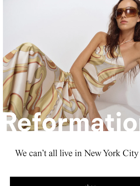 thereformation newsletter: NEW YORK STATE OF MIND