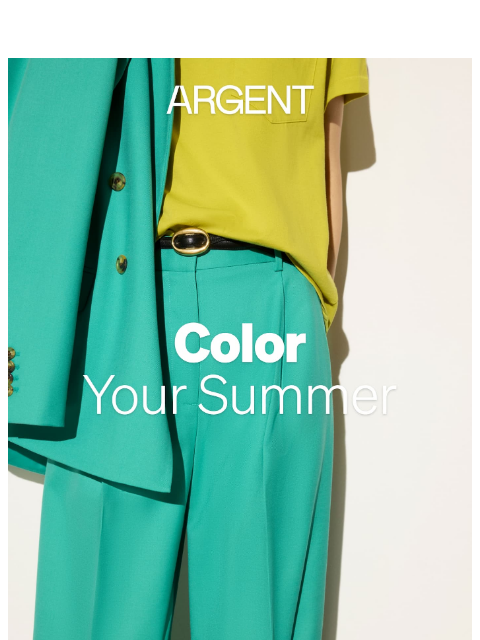 argentwork newsletter: New Arrivals | Color Your Summer