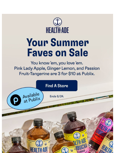 health-ade newsletter: Attention, Publix shoppers! 🛒