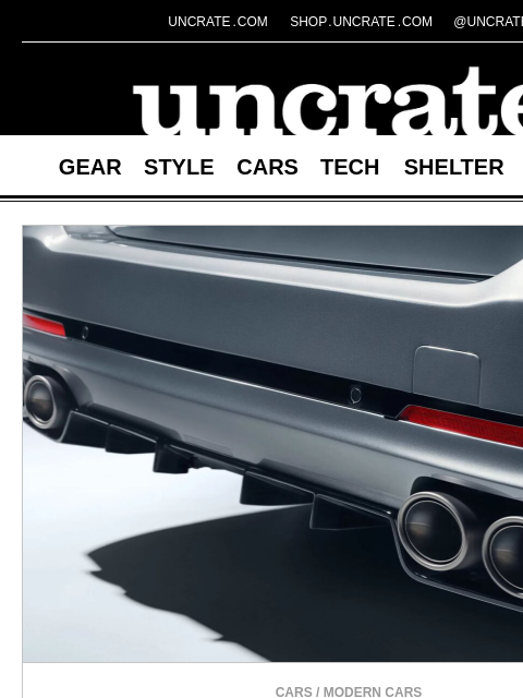uncrate newsletter: Bovensiepen 05 GT Touring Wagon & more