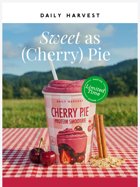 daily-harvest newsletter: Cool down with something new