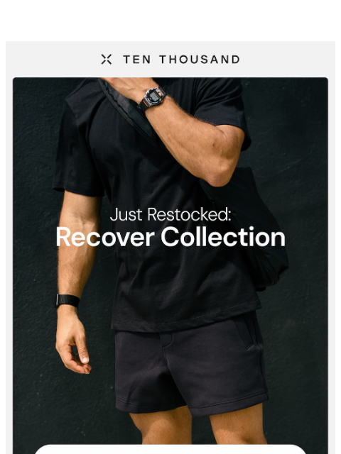 tenthousand newsletter: Just Restocked: Recover Collection