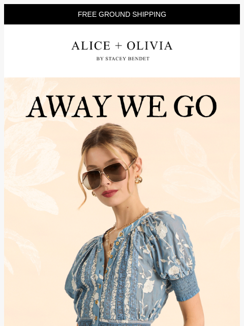 aliceandolivia newsletter: The Getaway Edit