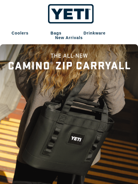 yeti newsletter: Meet The All-New Camino® Zip Carryall