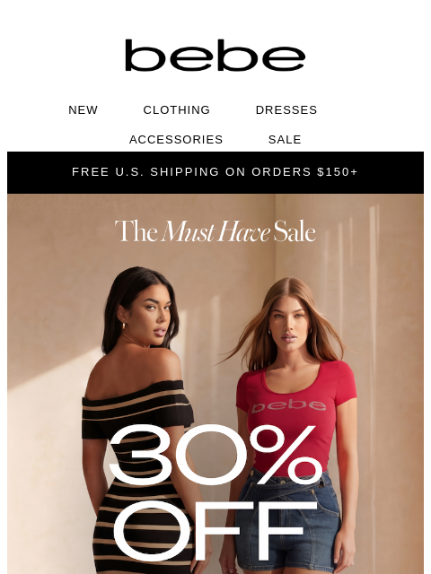 bebe newsletter: 30% Off You’ll Regret Missing
