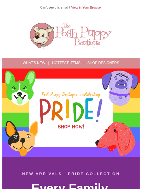 poshpuppyboutique newsletter: New Arrivals Just Dropped — and They're VERY Proud...