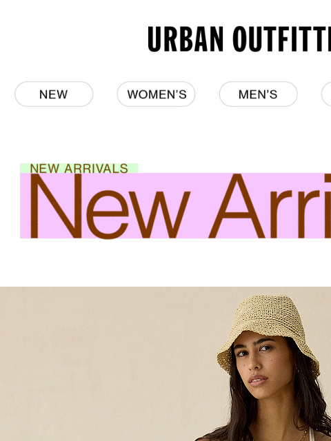 urbanoutfitters newsletter: THIS JUST IN 📢 New arrivals are here