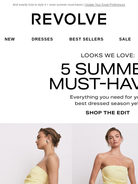 And exactly how to style it + more summer must-haves | Update Your Email Preferences New Dresses Best Sellers Sale My Favorites Beauty New Dresses Best Sellers Sale My Favs Beauty 5 Summer Must-Haves.