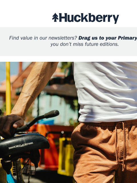 huckberry newsletter: The MVP of Summer Style
