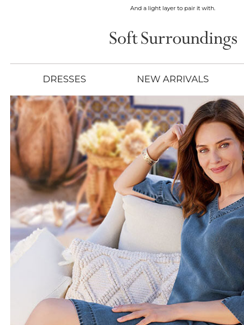 softsurroundings newsletter: Your New Favorite Summer Dress.