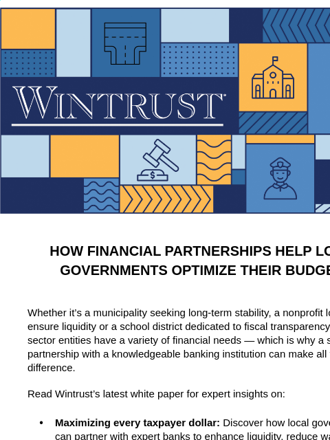 craincontentstudio newsletter: Financial institutions simplify public sector chal...