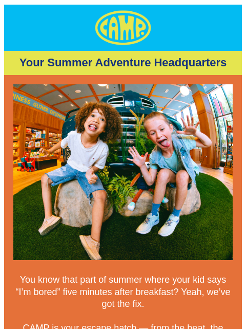 camp newsletter: Your summer fun just got a bonus 🤩