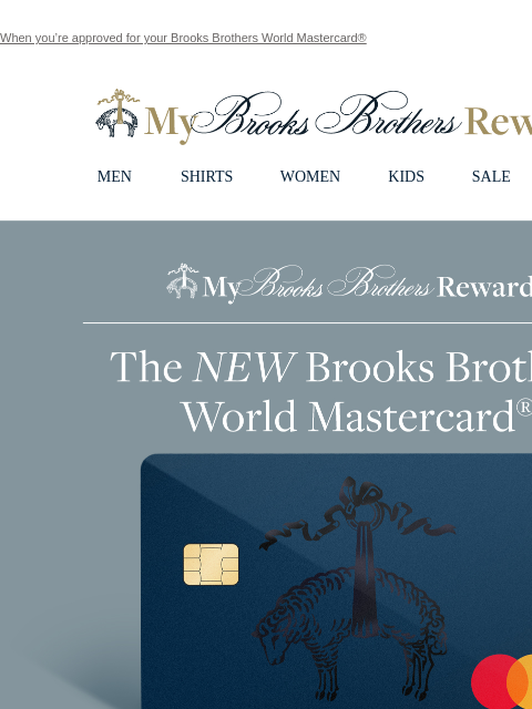 brooksbrothers newsletter: A $40 reward AND 20% off is yours