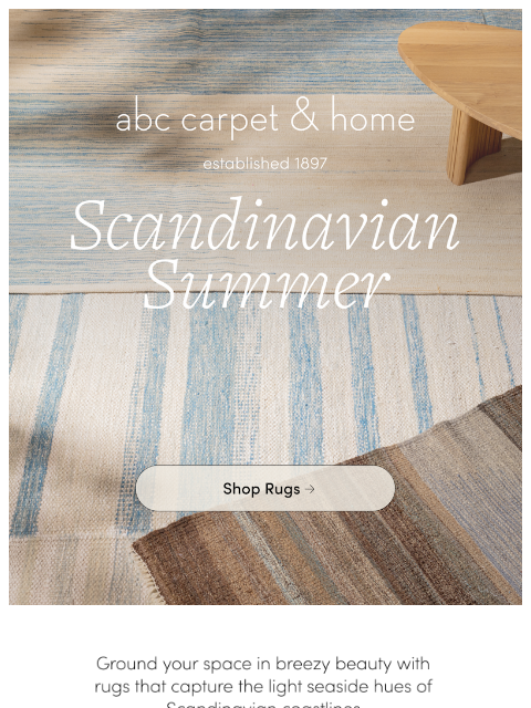abchome newsletter: A Scandinavian Summer