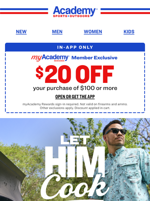 academy newsletter: Give Dad a Grill | Father's Day Is Sunday!