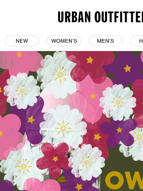 urbanoutfitters newsletter: NEW: UO Exclusive Owala 🌸 Painted Meadow