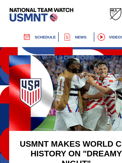mlssoccer newsletter: USMNT defeat Paraguay ahead of Australia clash