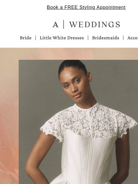 anthropologie newsletter: Corset dresses designed to define.
