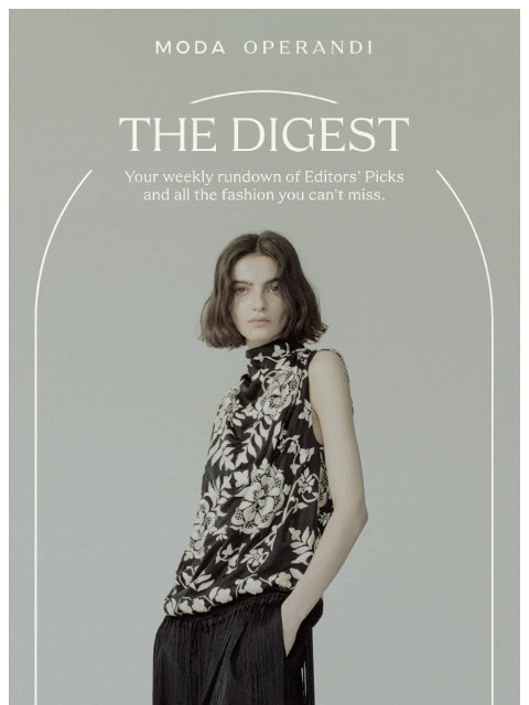 modaoperandi newsletter: The Resort collections we have our 👁️ on…