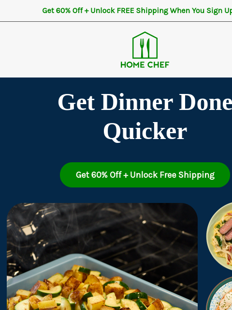 homechef newsletter: ~~ Hello there ~~ See what's on the menu...