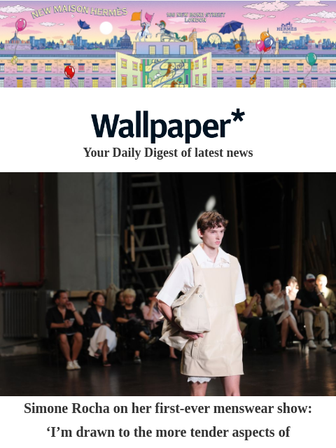 futureplc newsletter: Simone Rocha on her first-ever menswear show