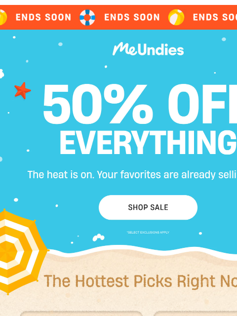 meundies newsletter: The heat is on 🔥