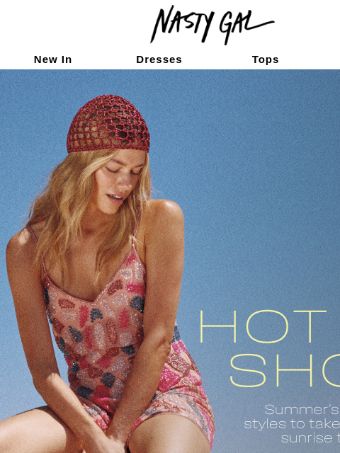 nastygal newsletter: Wish you were here