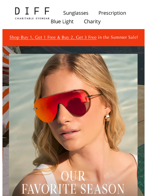 diffeyewear newsletter: Happy First Day Of Summer! π₯³ βοΈ