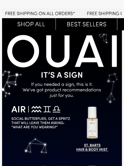 theouai newsletter: Consider this your sign
