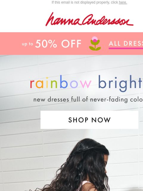hannaandersson newsletter: 🎨 Color Their World With The Rainbow Collection