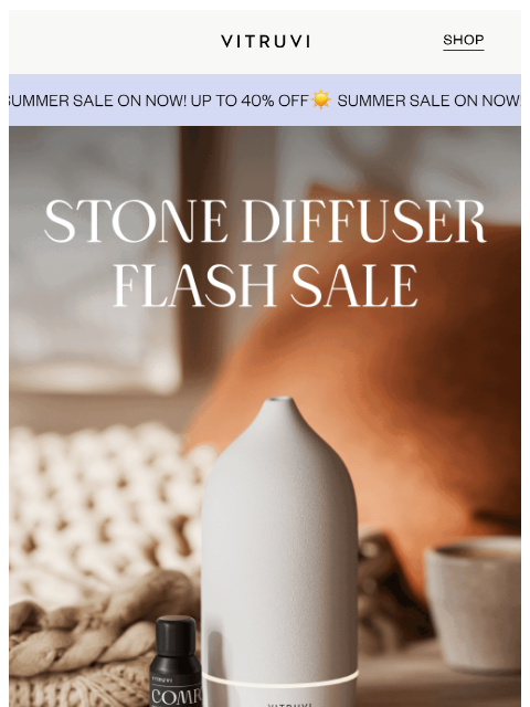 vitruvi newsletter: FLASH SALE 🚨 Don’t Miss This Stone Cold Deal