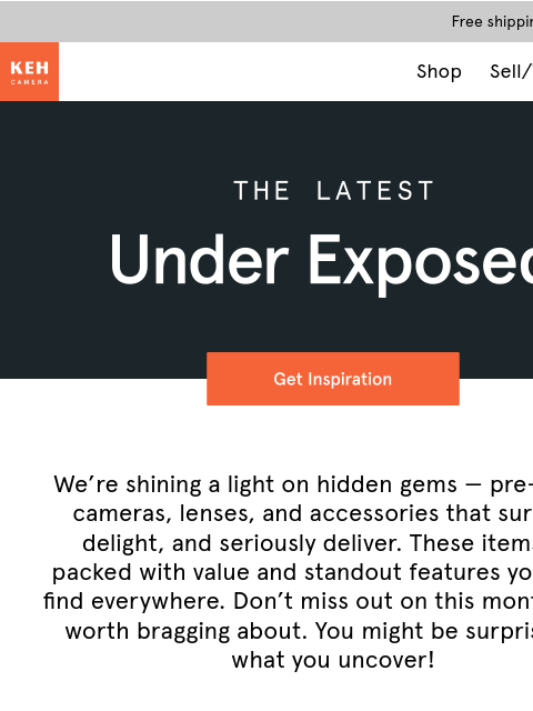 keh newsletter: Under-hyped camera gear you should know 📸