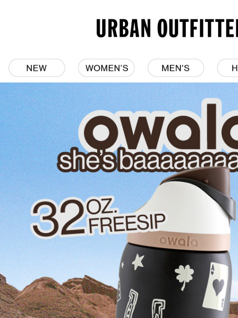 urbanoutfitters newsletter: The Good Luck Owala is BACK 🤠